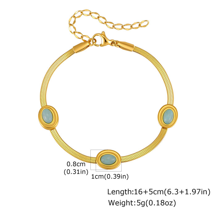 Wholesale Stainless Steel Turquoise Necklaces