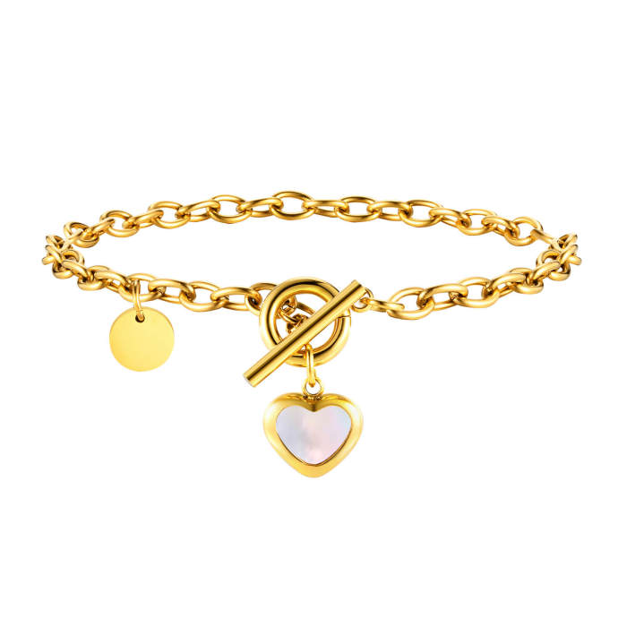 Wholesale Stainless Steel Women Bracelet with Love