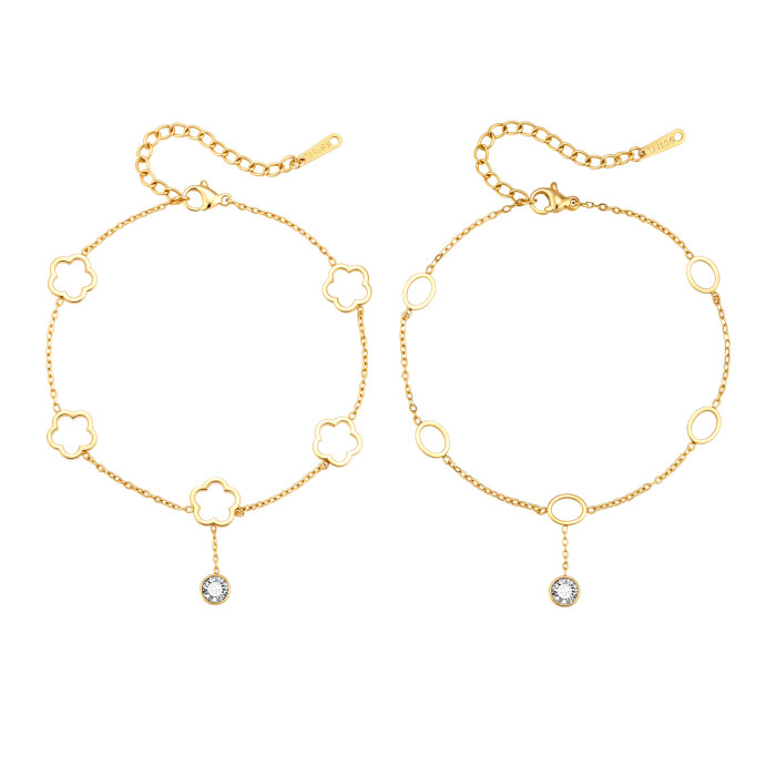 Wholesale Stainless Steel Openwork Charm Bracelet