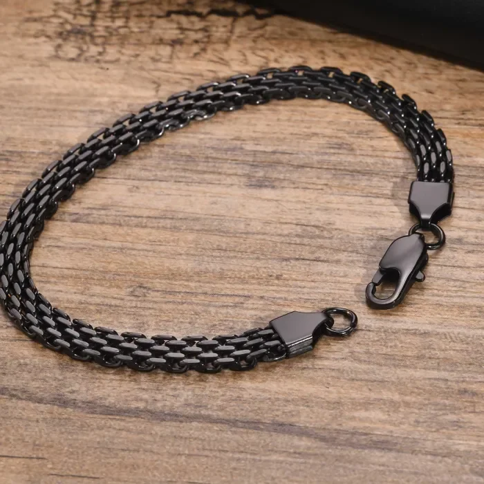 Wholesale Stainless Steel Women Mesh Link Chain Bracelet