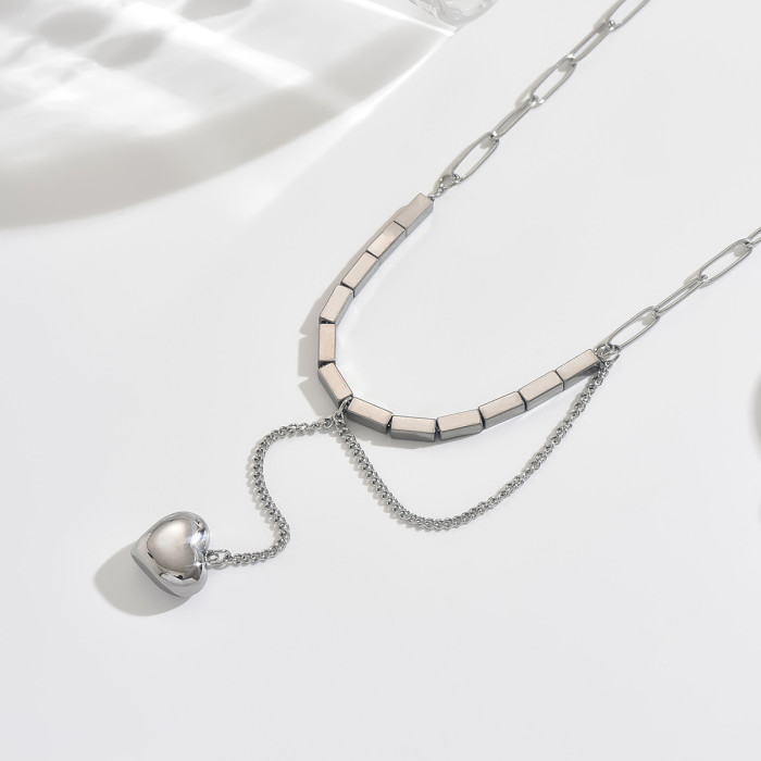 Wholesale Stainless Steel Silver Necklace Collection