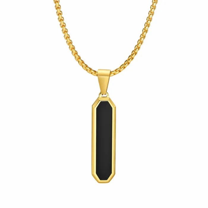 Wholesale Stainless Steel Men Geometric Shape Pendant