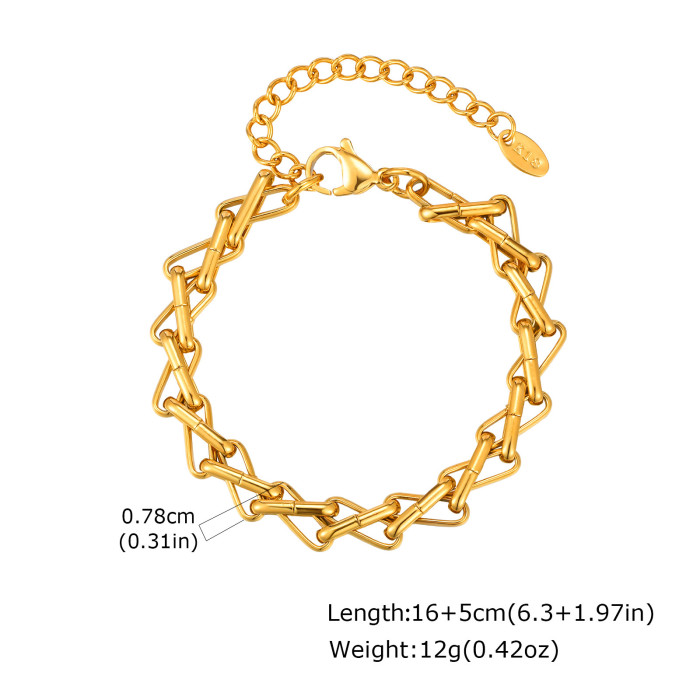 Wholesale Stainless Steel Handmade Chain Bracelets