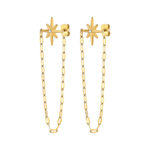 Wholesale Stainless Steel Women Chain Earring