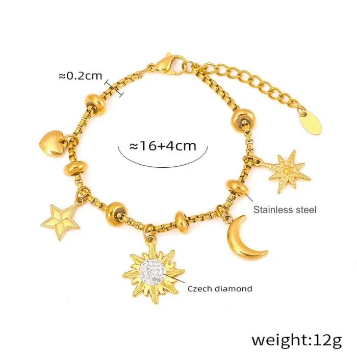 Wholesale Stainless Steel Charm Bracelets for Women