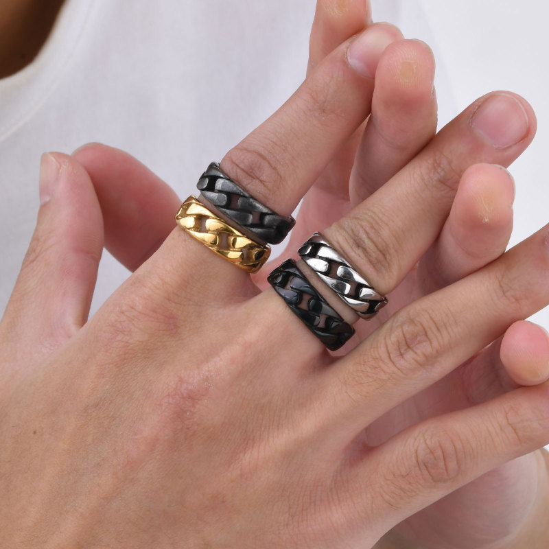 Wholesale Stainless Steel Carbin Chain Ring