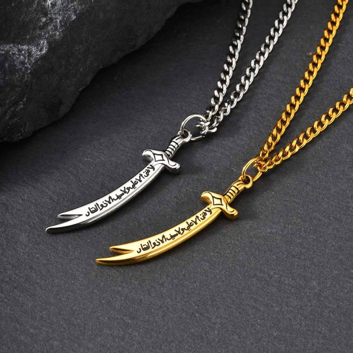 Stainless Steel Dagger Necklace Wholesale
