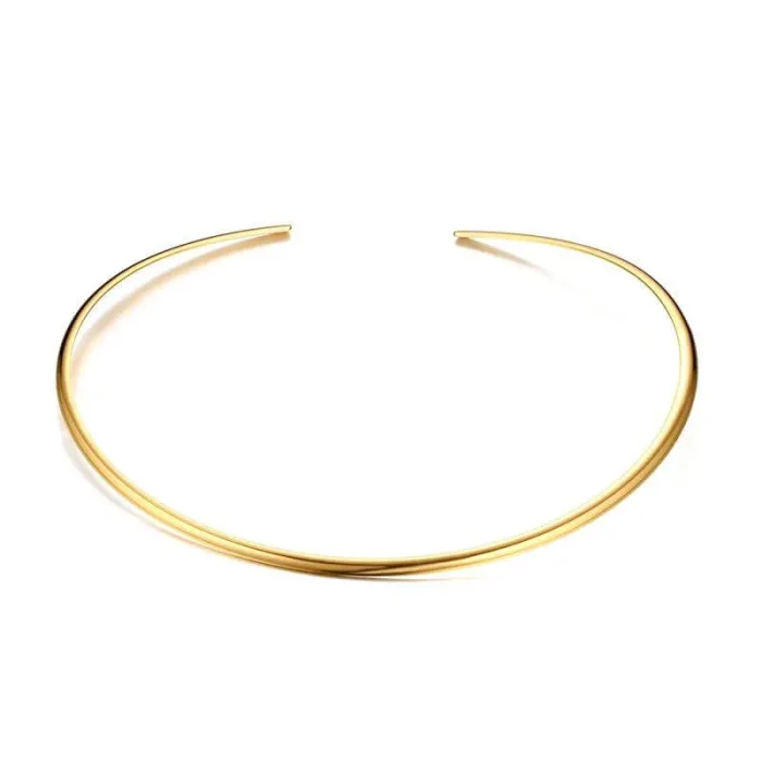 Wholesale Stainless Steel Open Choker Necklace