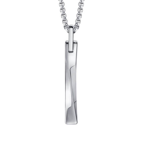Wholesale Tungsten Twisted Bar Pendant