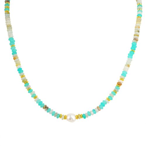 Wholesale Natural Stone Beaded Necklace