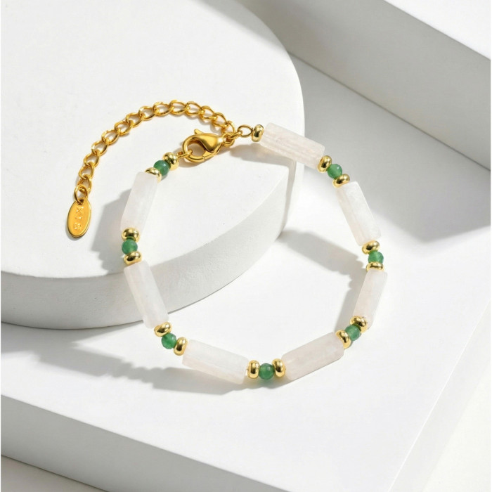 Wholesale Stainless Steel Tube Bead Bracelet