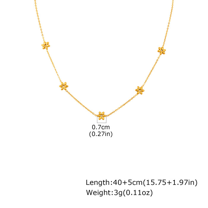 Wholesale Stainless Steel Girls Sweet Necklace