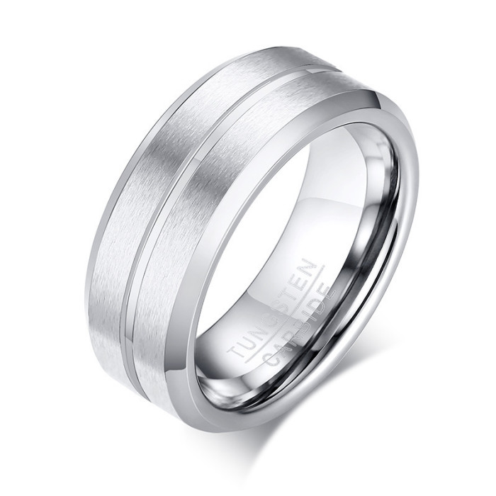 Wholesale Tungsten Carbide Rings Black and Bule