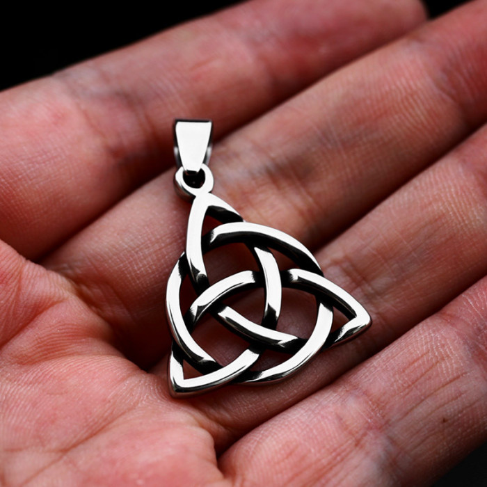 Wholesale Stainless Steel Minimalist Viking-Celtic Knot Pendant