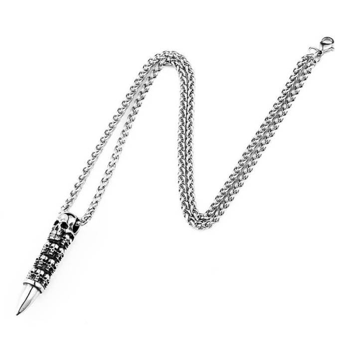 Wholesale Stainless Steel Bullets with Skulls