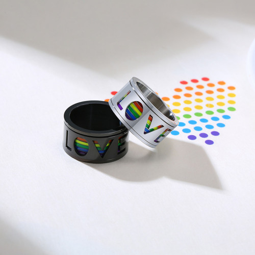 Wholesale Stainless Steel Rainbow Ring Near Me