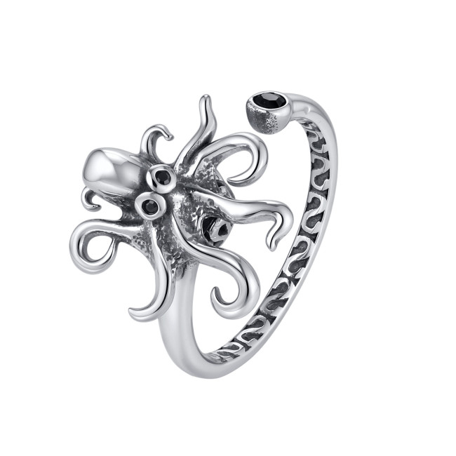 Wholesale Stainless Steel Gothic Octopus Ring
