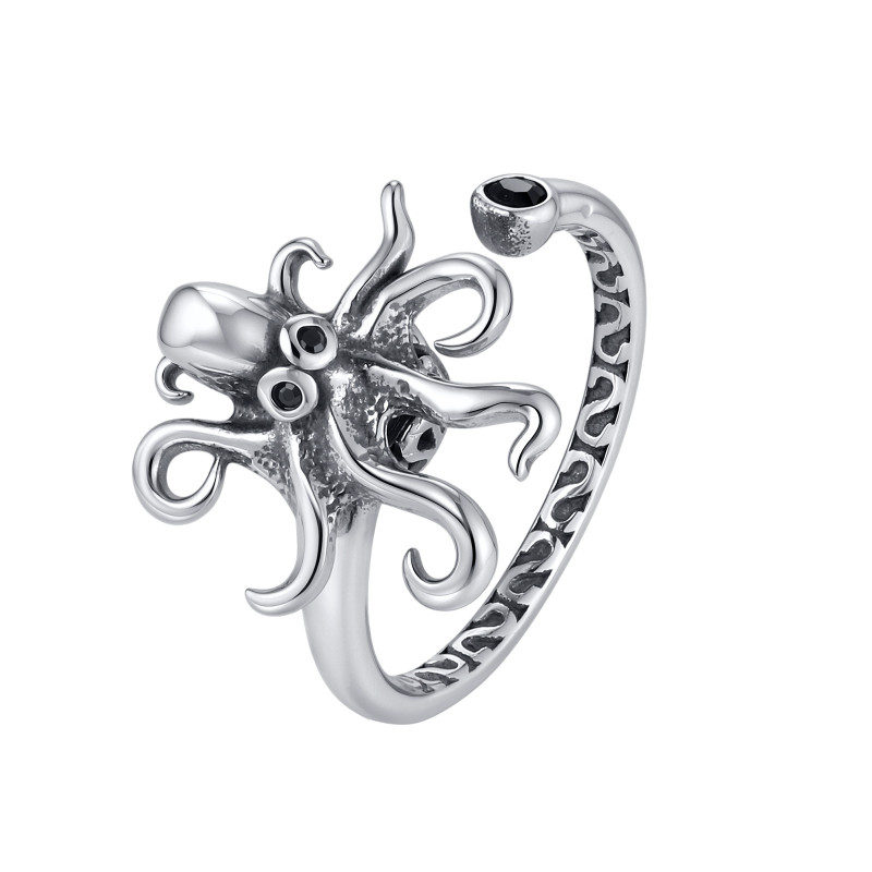 Wholesale Stainless Steel Gothic Octopus Ring