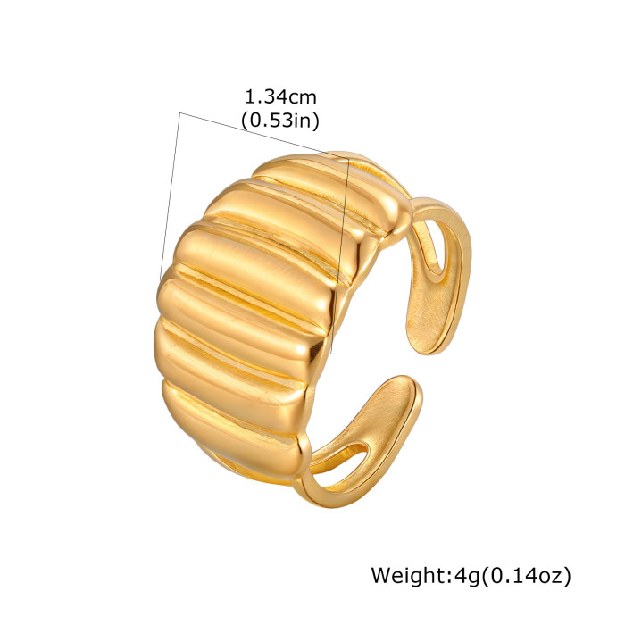 Wholesale Gold Chunky Open Rings