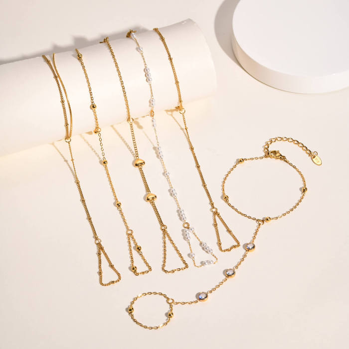 Wholesale Finger Ring Slave Bracelet