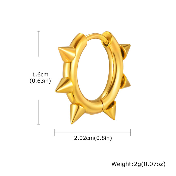 Wholesale Stainless Steel Rivet Earrings