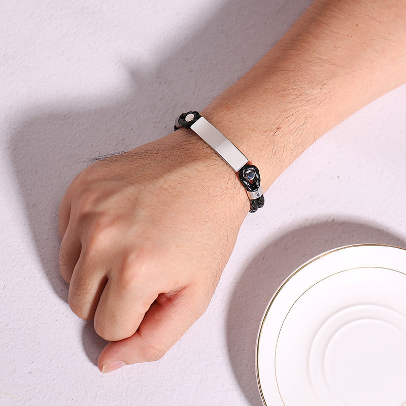 Wholesale Stainless Steel Custom Engraved Bracelet
