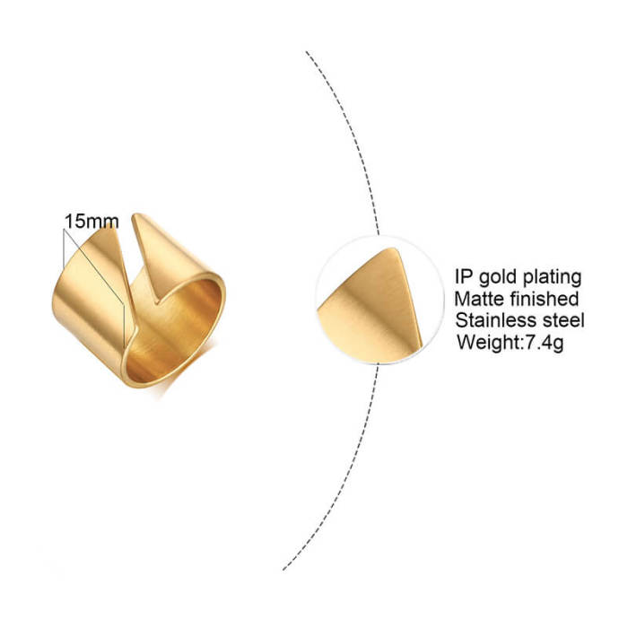 Wholesale Stainless Steel Women Niche Ring