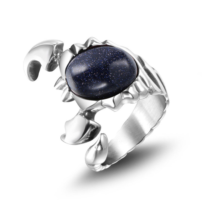 Wholesale Stainless Steel Mens Scorpion Shaped Ring