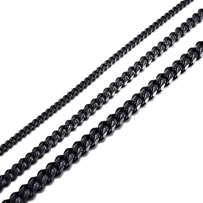 Wholesale Stainless Steel Classic Miami Cuban Link Necklace