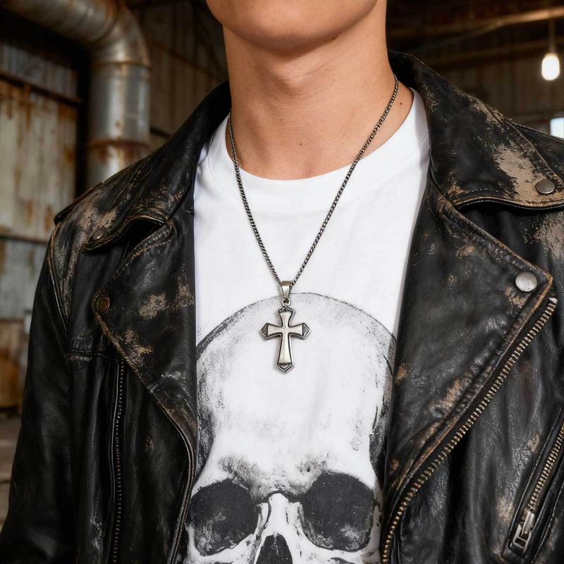 Wholesale Stainless Steel Cross Pendant Necklace