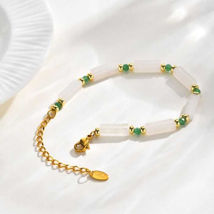 Wholesale Stainless Steel Tube Bead Bracelet