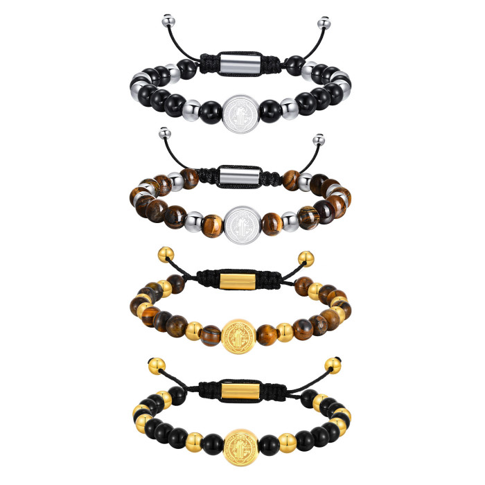 Wholesale Stainless Steel St. Benedict Bracelet