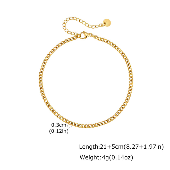 Wholesale Stainless Steel Curb Foot Chain