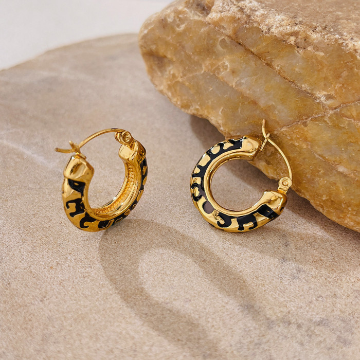 Wholesale Stainless Steel Simple Earrings