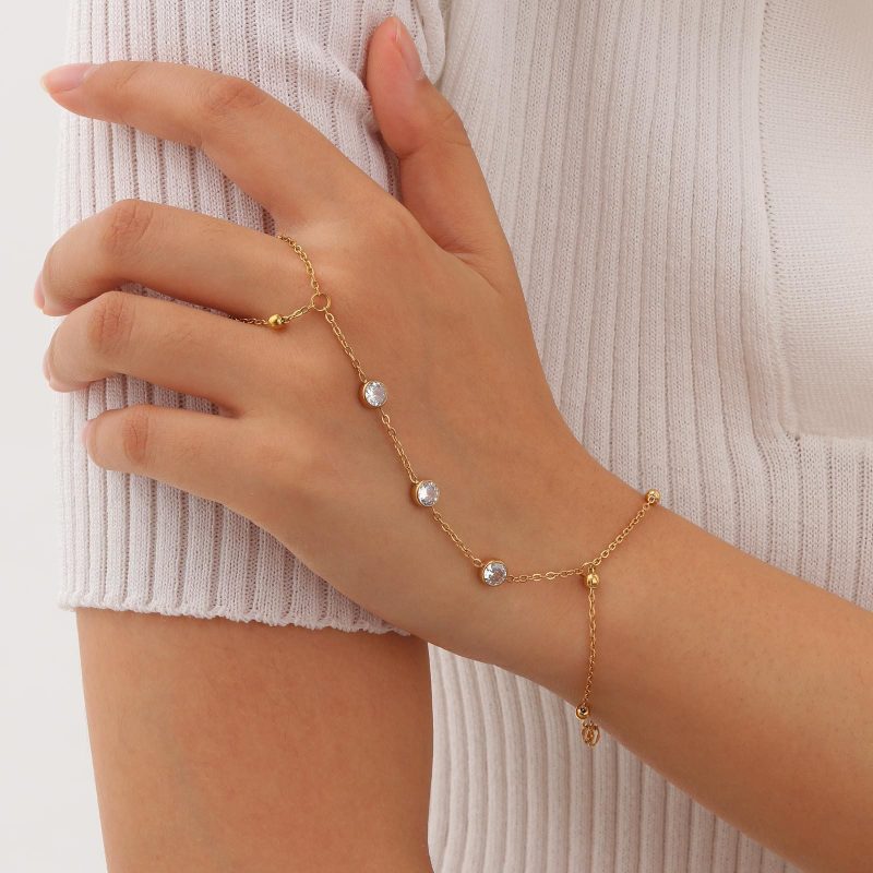 Wholesale Finger Ring Slave Bracelet