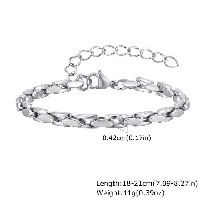 Wholesale Stainless Steel Chain Couple Bracelet