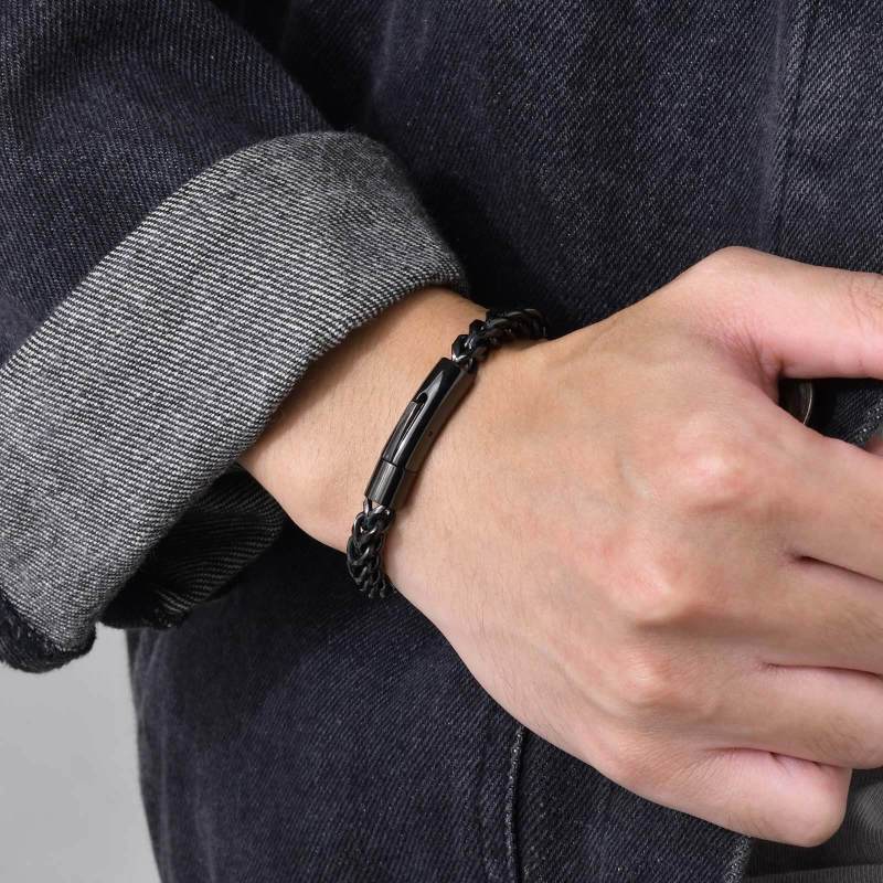 Wholesale Stainless Steel Vintage Franco Chain Bracelet