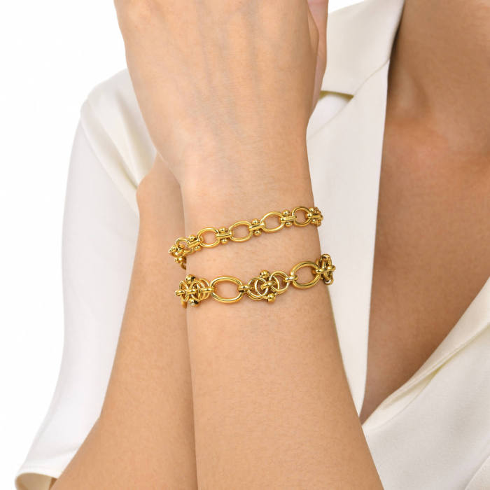 Wholesale Stainless Steel Beverly Link Bracelet