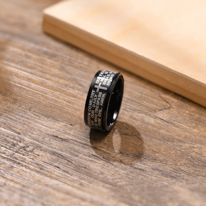 Wholesale Stainless Steel Rotatable Cross Ring