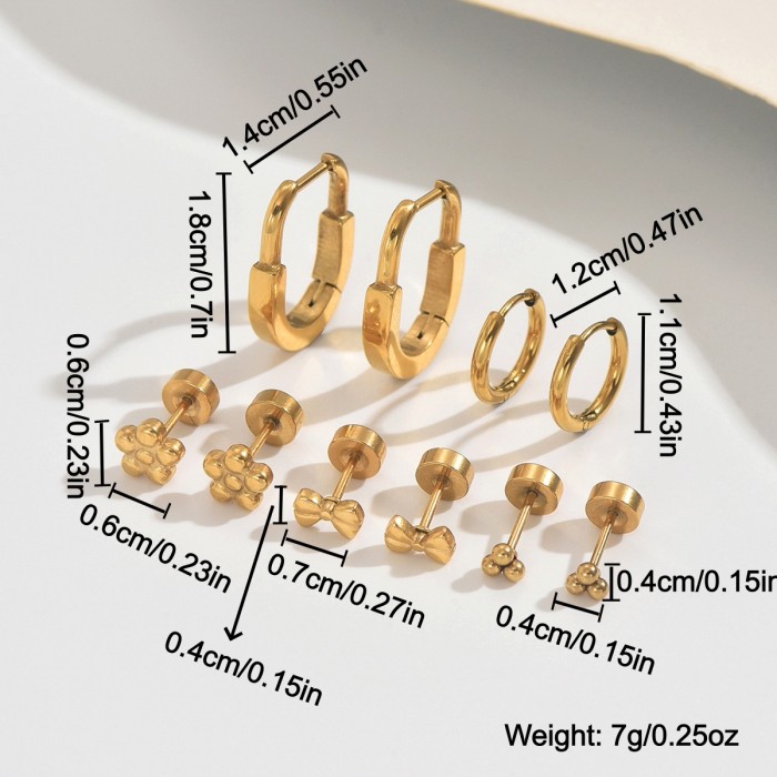 Wholesale Stainless Steel Ear Stacking Set