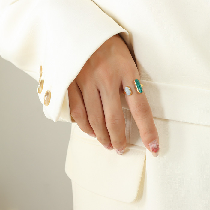 Wholesale Trendy Stainless Steel Open Rings