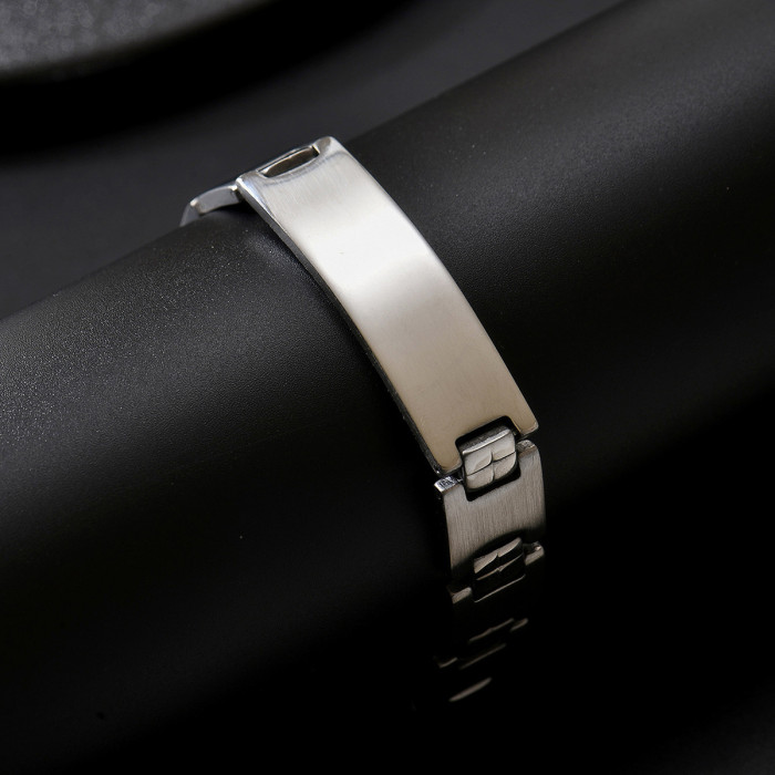 Wholesale Men's Stainless Steel ID Bracelet