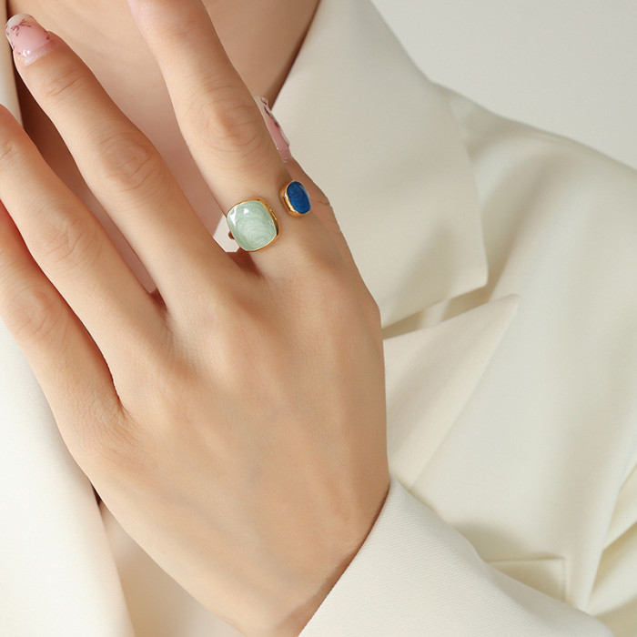 Wholesale Trendy Stainless Steel Open Rings