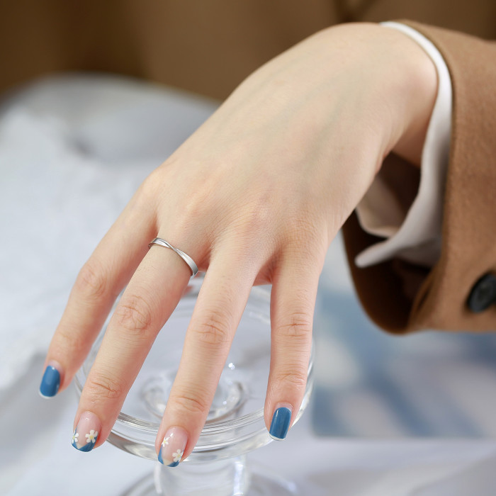 Wholesale Stainles Steel Mobius Wedding Ring for Men and Women