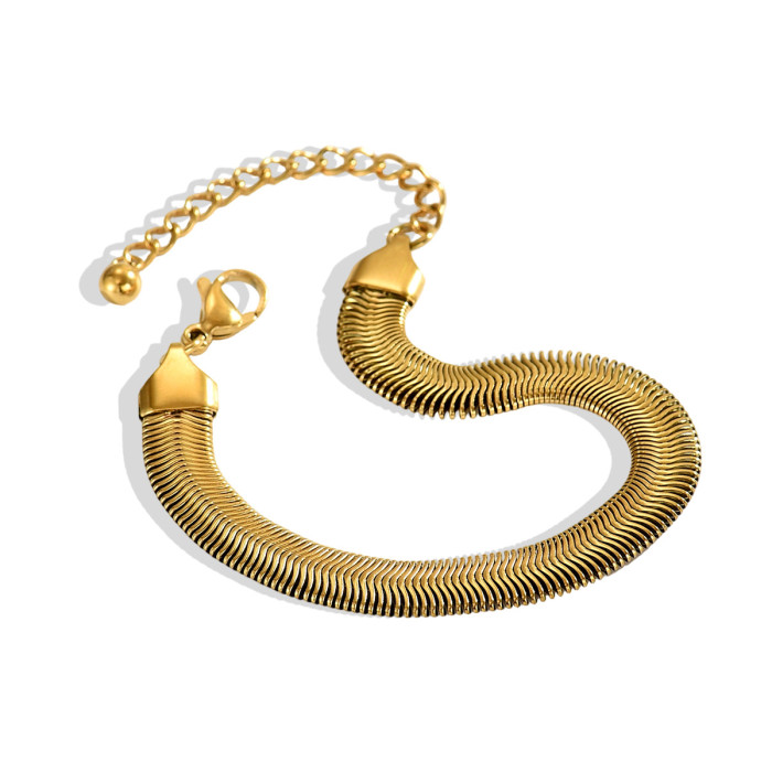 Wholesale Stainless Steel Herringbone Bracelet