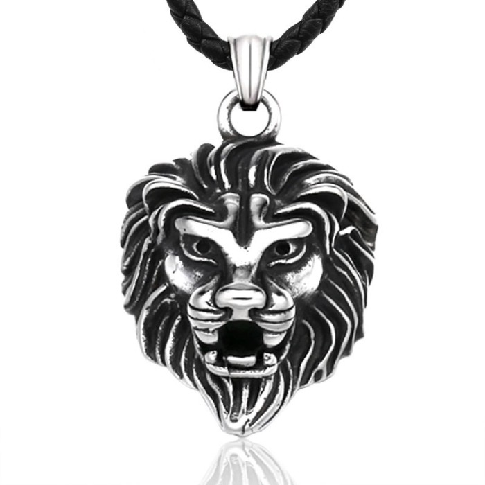 Wholesale Stainless Steel Lion Head Pendant for Men