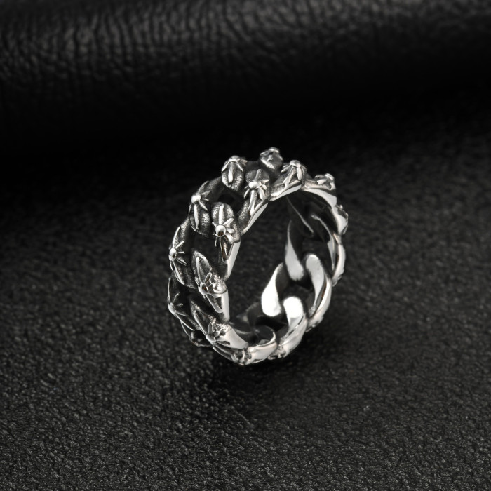 Wholesale Stainless Steel Cuban Chain Rings