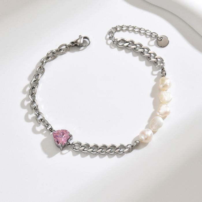 Wholesale Stainless Steel Non-Symmetrical Bracelet