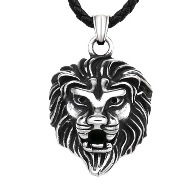 Wholesale Stainless Steel Lion Head Pendant for Men