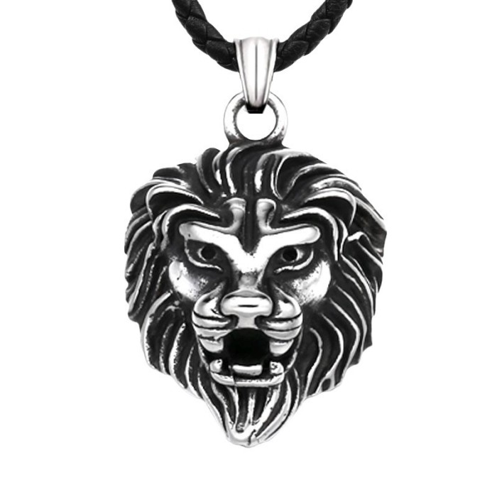 Wholesale Stainless Steel Lion Head Pendant for Men